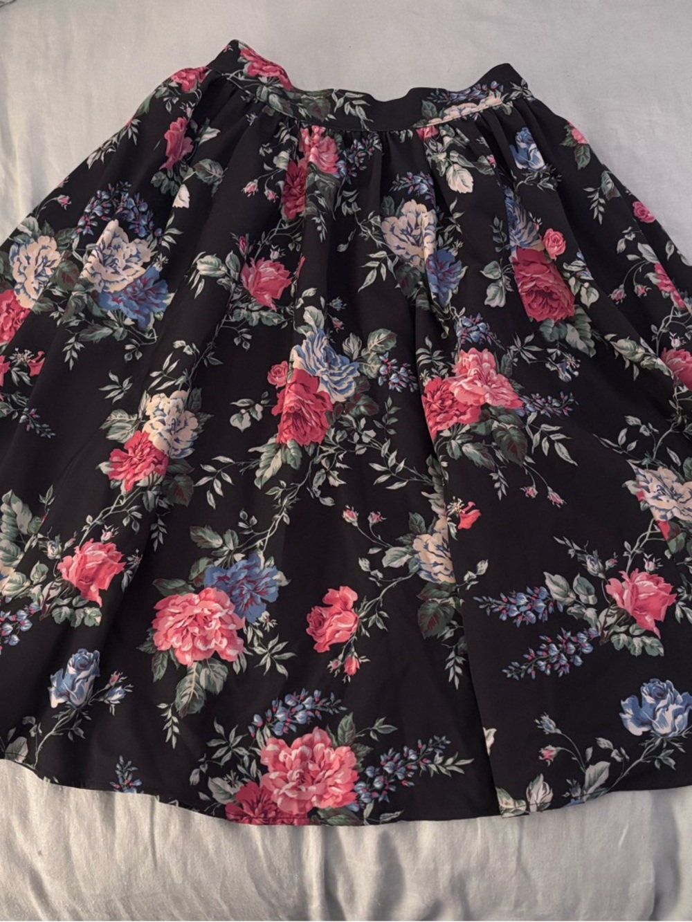 Vixen by Micheline Pitt Floral Swing Skirt